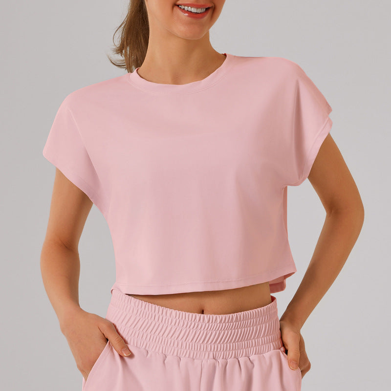 L4520-1# Women Yoga Top Shorts Set
