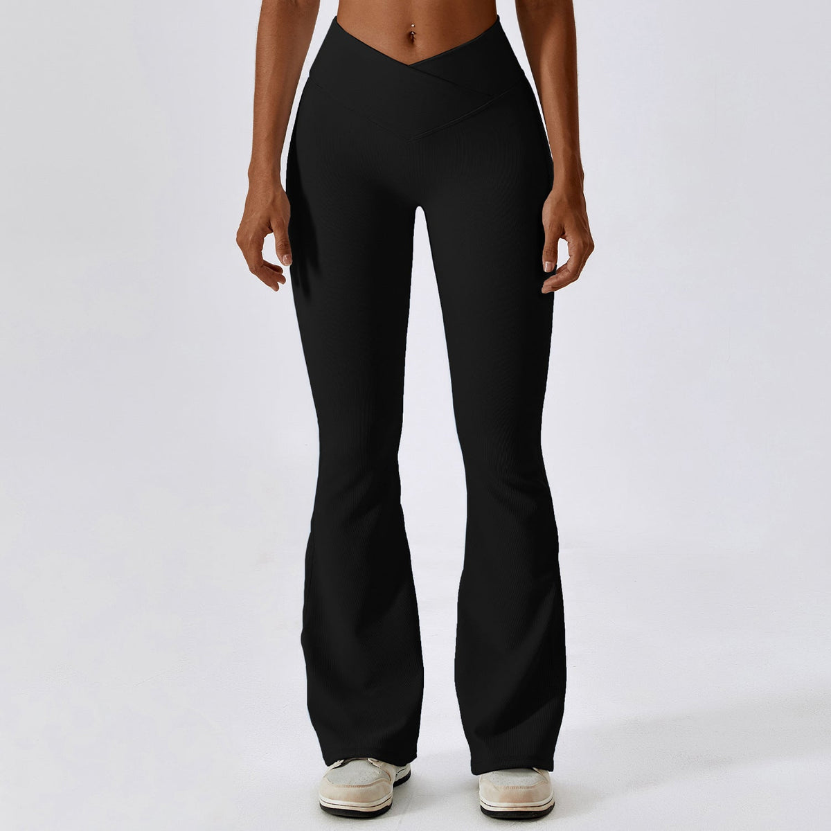 120#AL Bra and Flare Pants Set