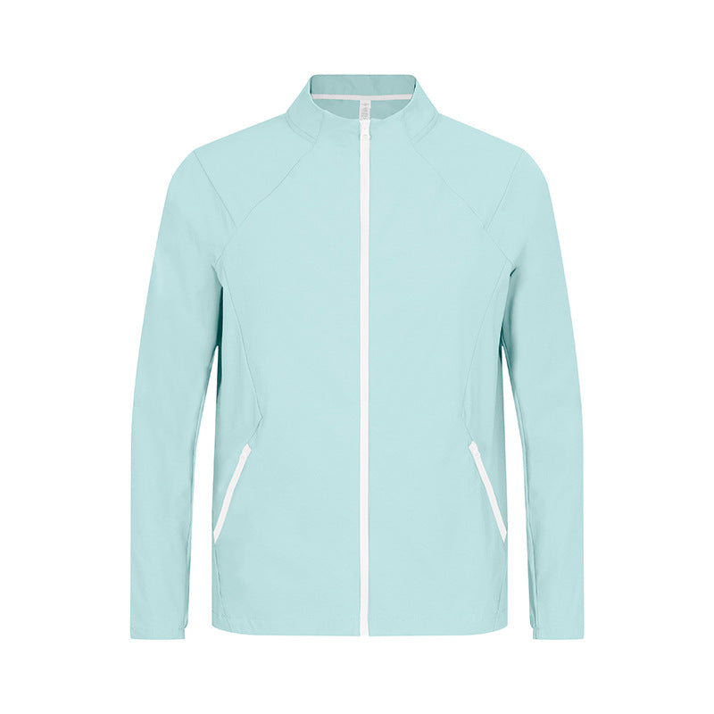 L6497# Men lightweight windbreaker jacket