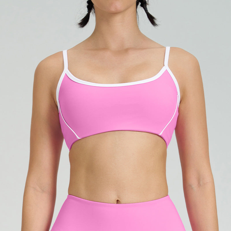 390# A Women Yoga Bra Shorts Set