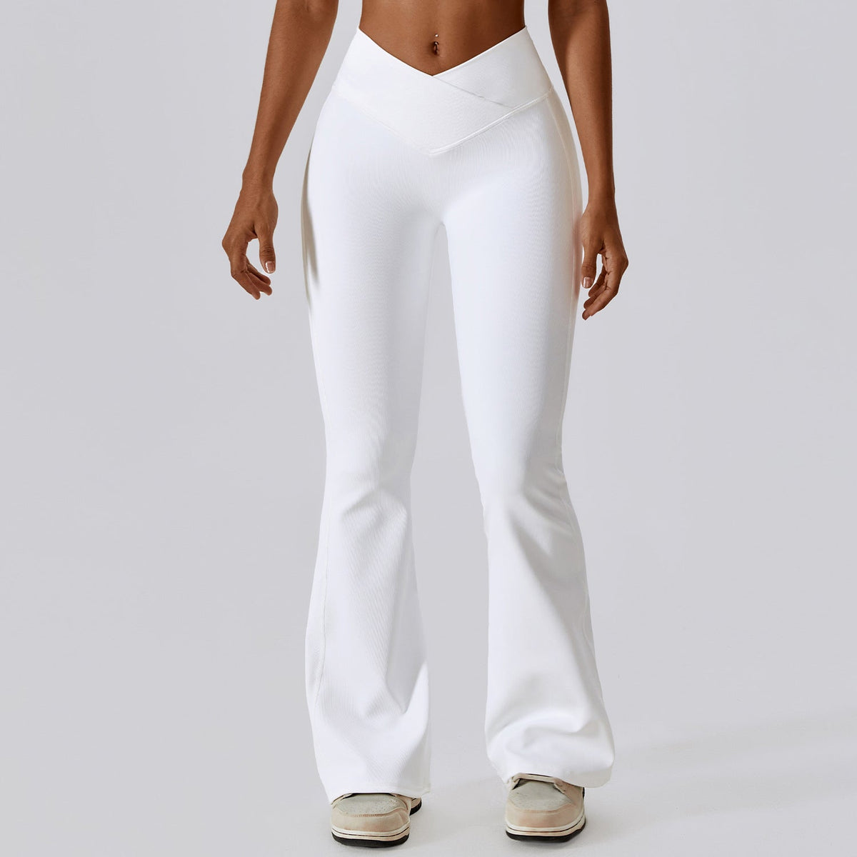 120#AL Bra and Flare Pants Set
