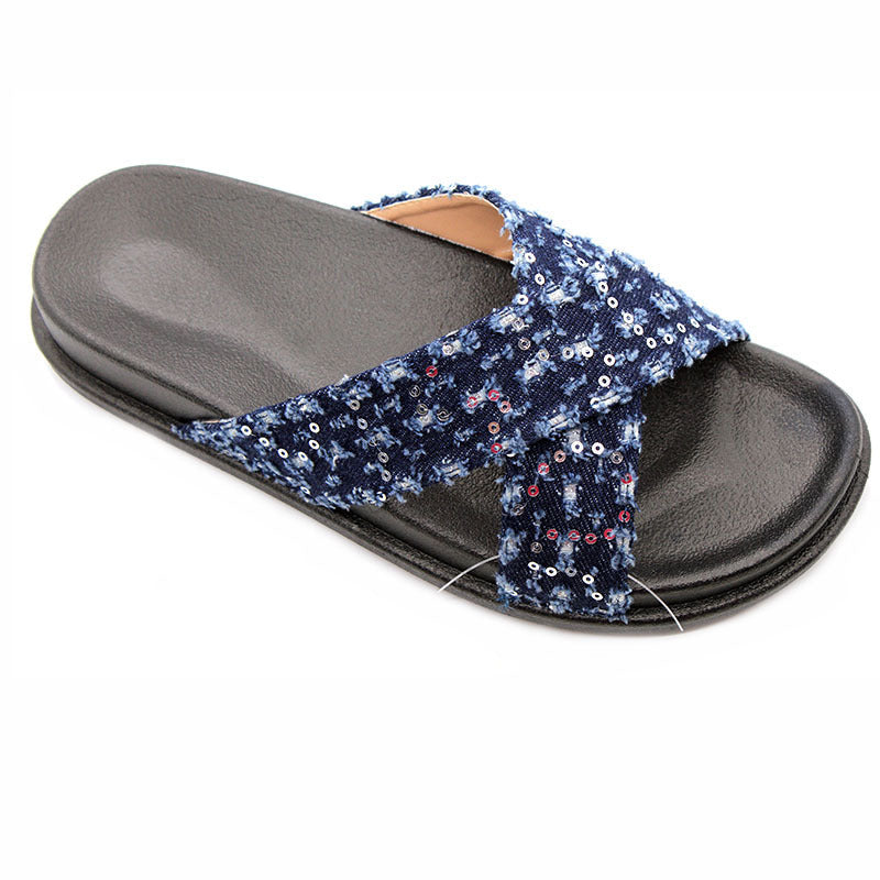 E2910# Unisex Sheepskin Slipper