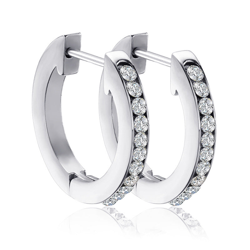 E2567# Titanium Steel Earrings