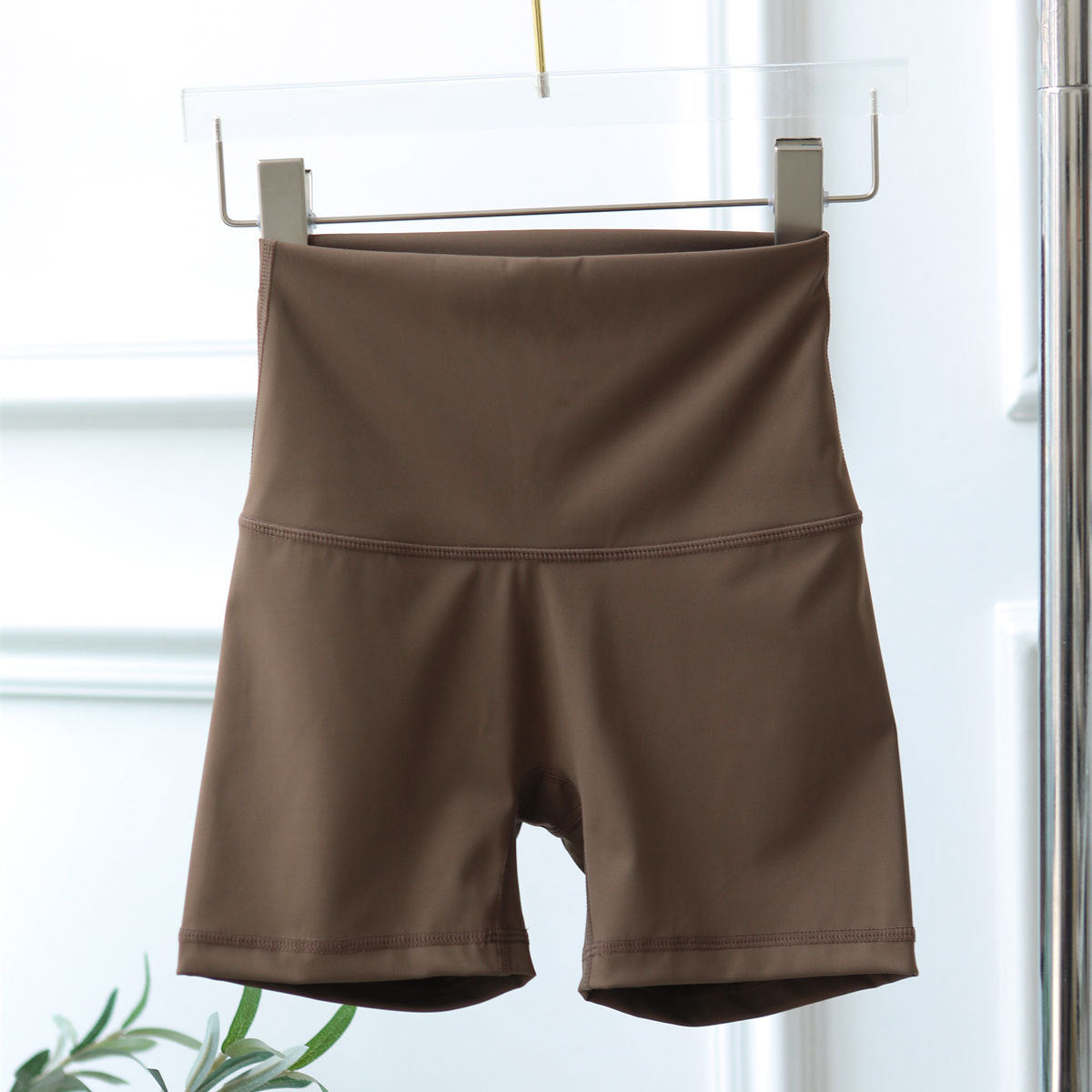 L6513# High Waist Yoga Biker Shorts