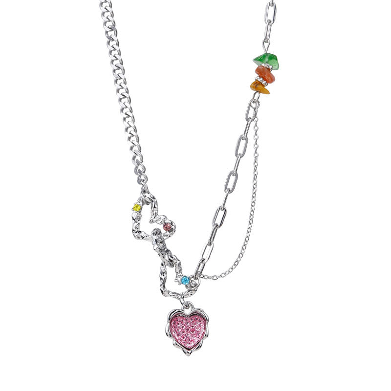 E2587#Retro Chic Necklace