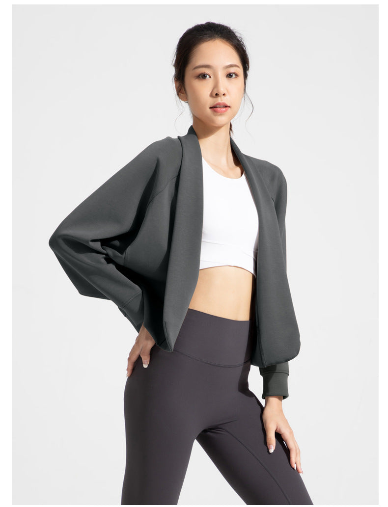L6512# Women yoga cardigan