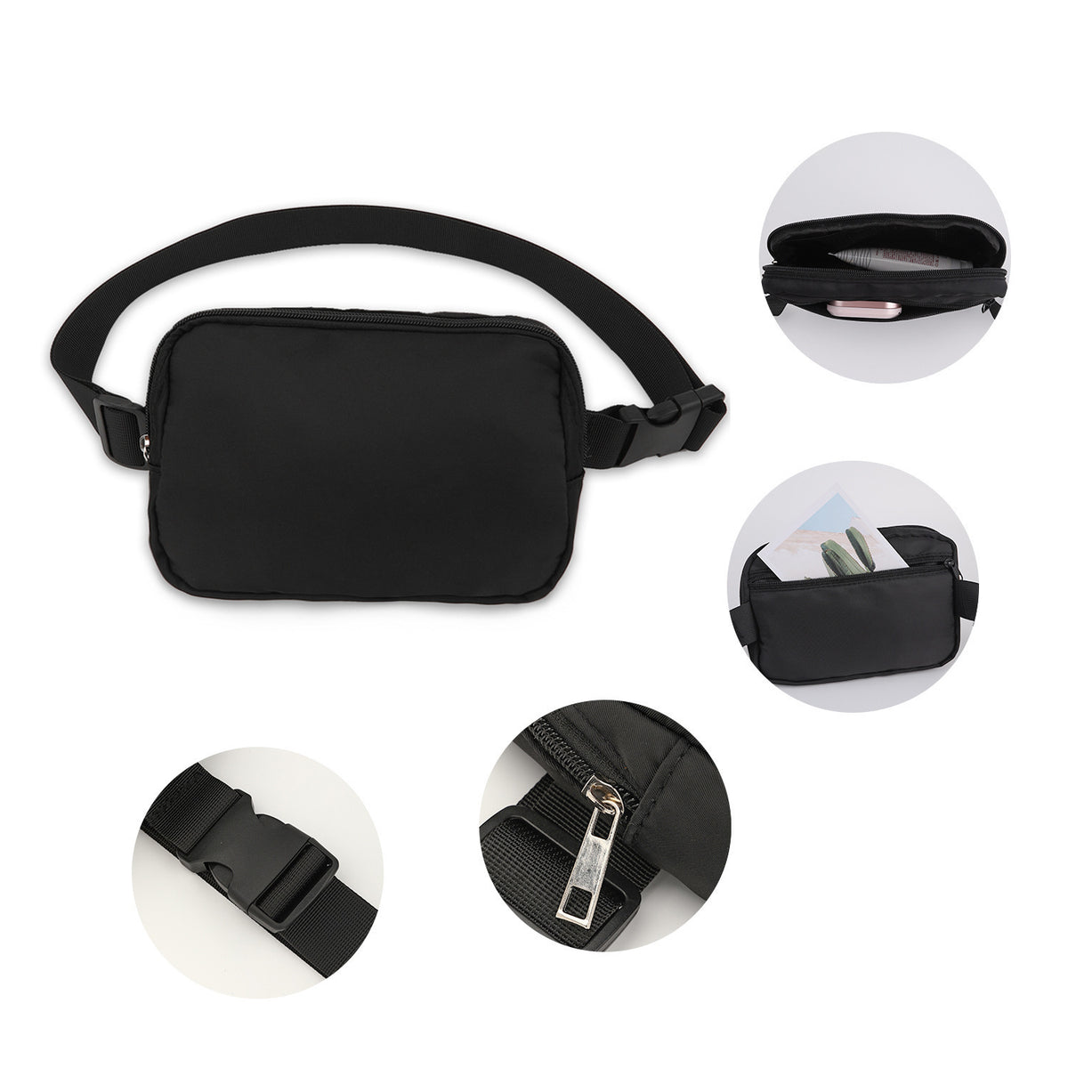 L5668#  Nylon Waist Bag