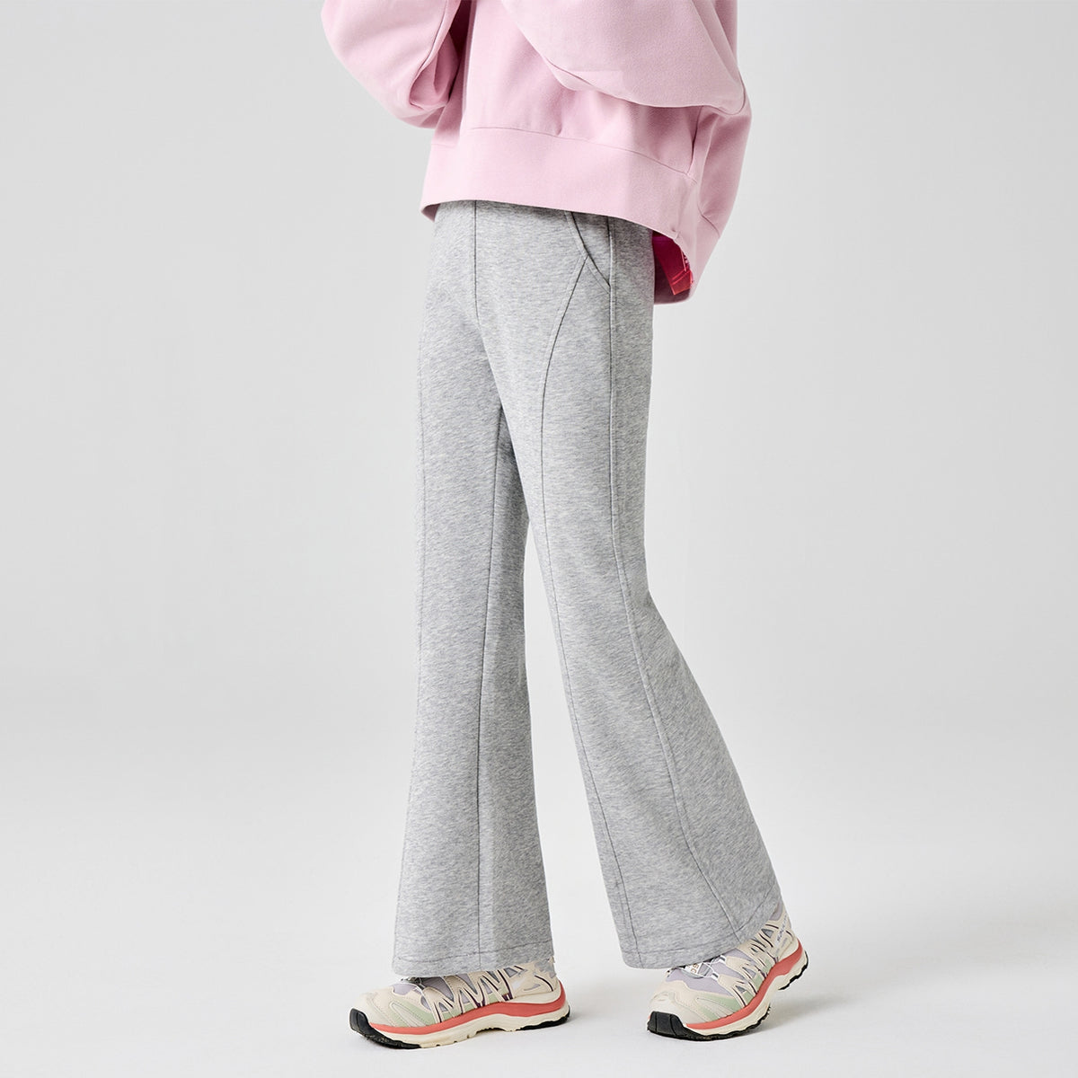 L6481 Kids Bell-bottom pants