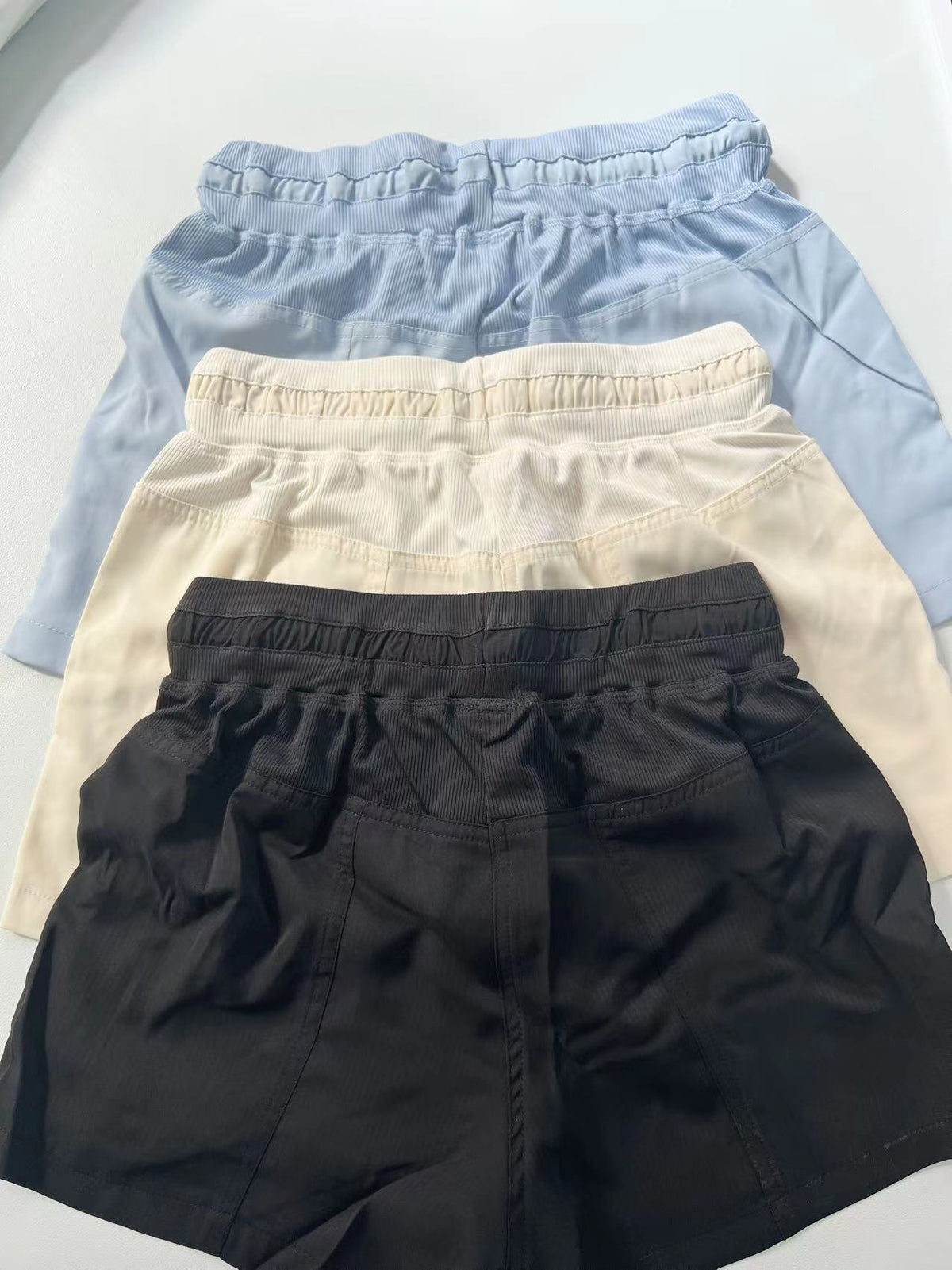 L6150#  Women Silica Gel  Sports Shorts