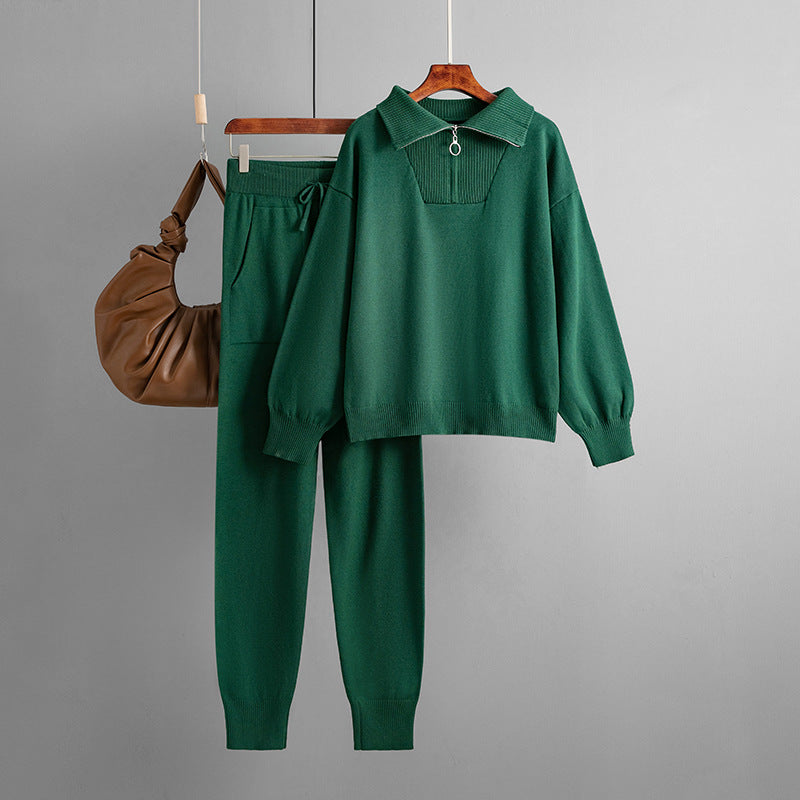 1402# A 3D LOGO Women Hoodie Pant Set