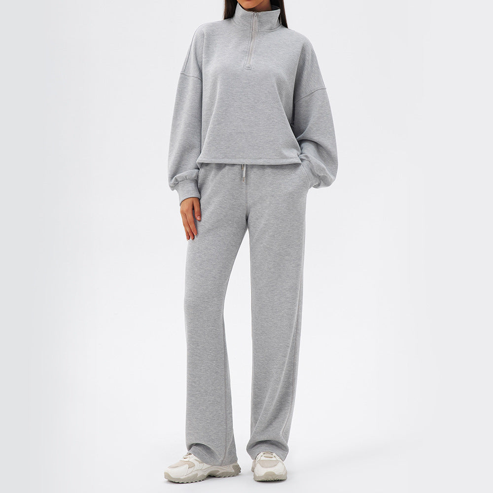 L6611# LULU Silica Gel same color Women Yoga Pullover Or Pants