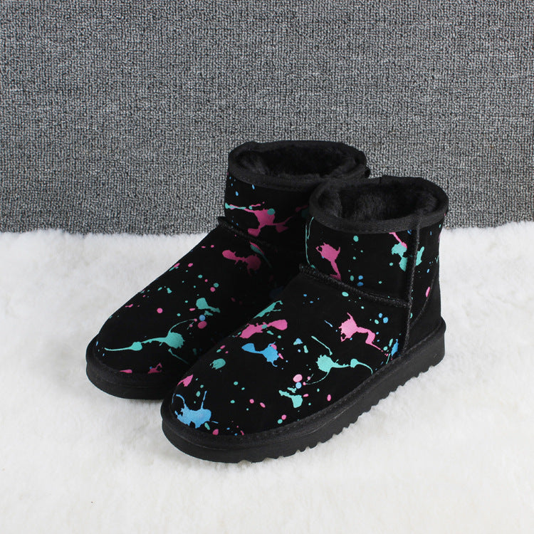 E3088# Cow Leather Boots