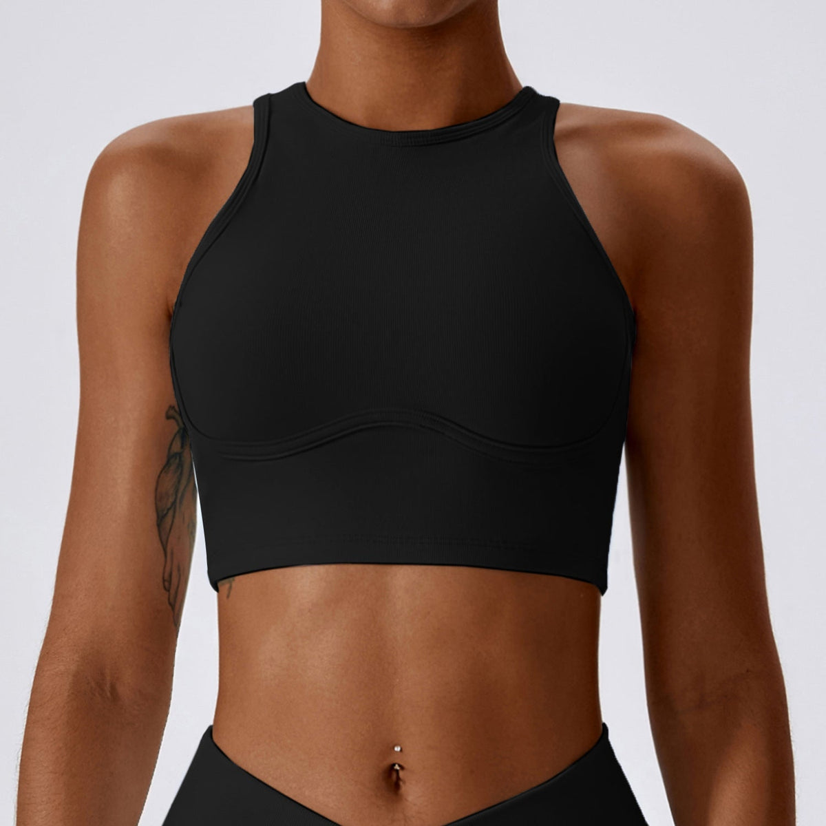 120#AL Bra and Flare Pants Set