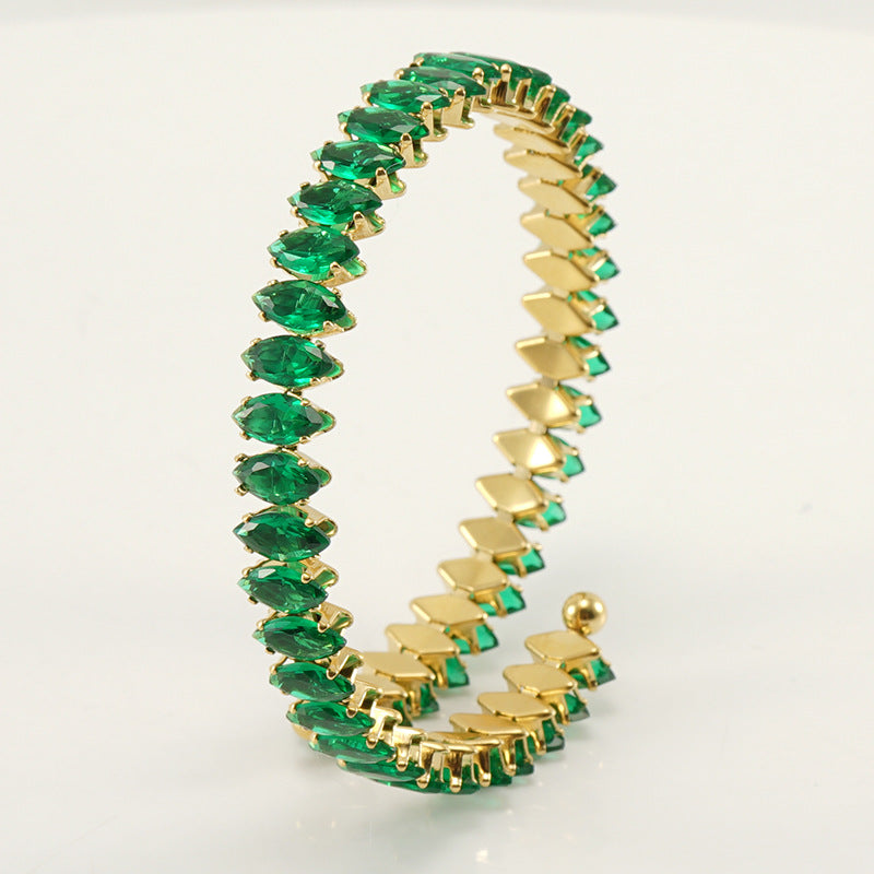 E2585#Chic Chalcedony Bracelet