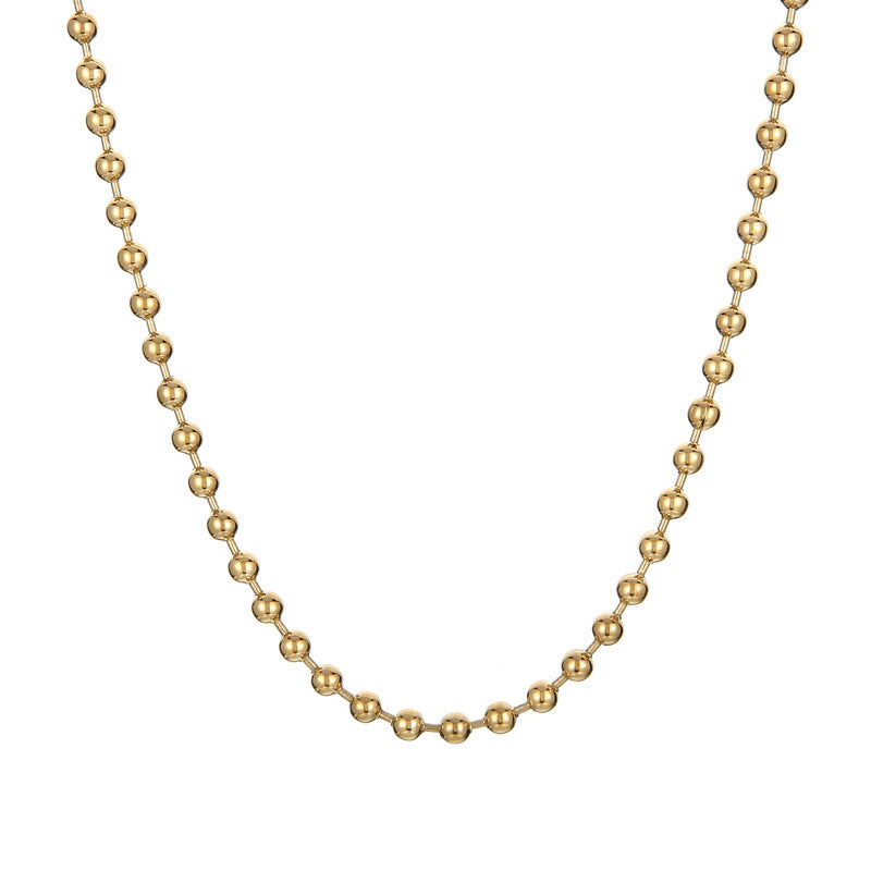 E3596#Titanium Steel Necklace and Bracelet