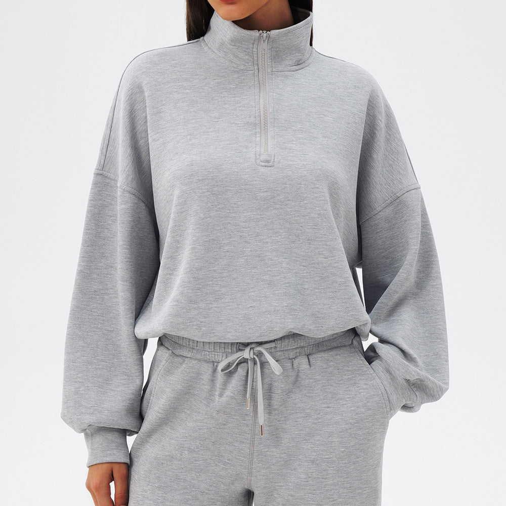 L6611# LULU Silica Gel same color Women Yoga Pullover Or Pants