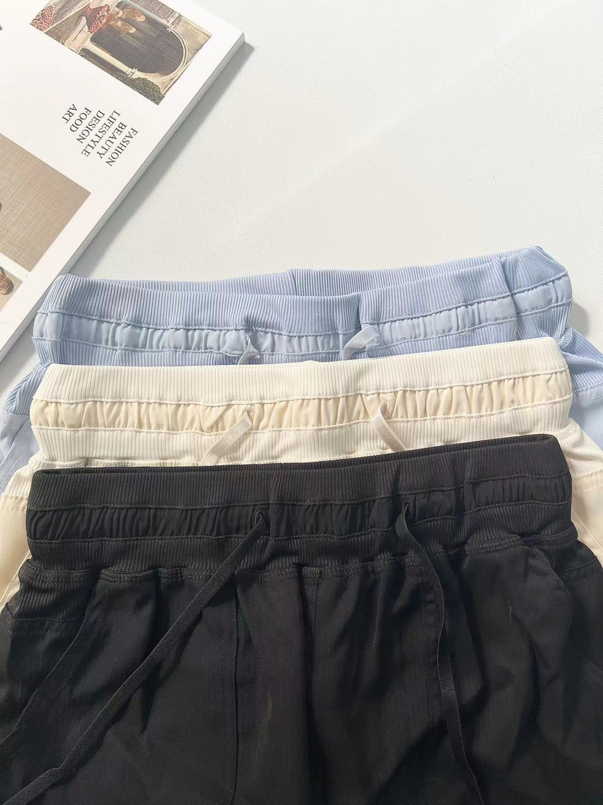 L6150#  Women Silica Gel  Sports Shorts
