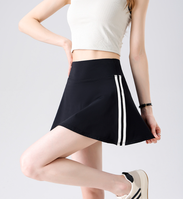 L6516# Women pleated skirt