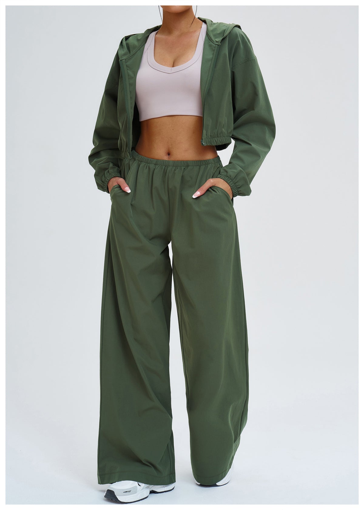1765# A 3D SIlver  Women Hooded Jackets Or Pants