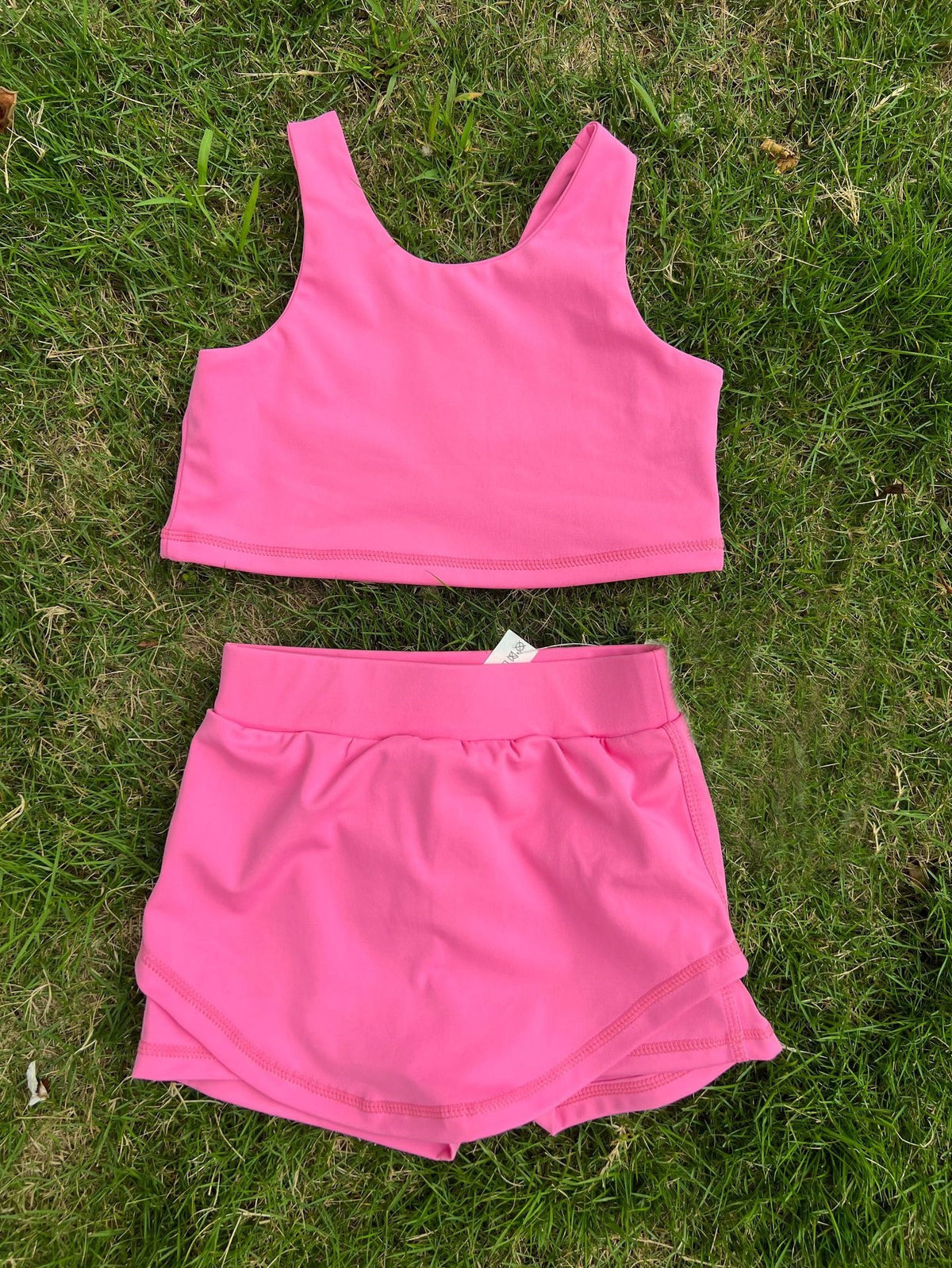 L6077# kids Top and Shorts Set