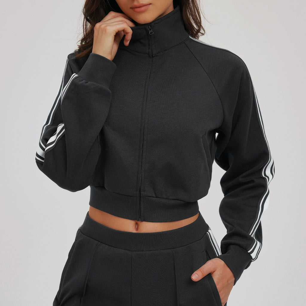 1757#A Same color Embroidery  Women Yoga Jacket or Pants