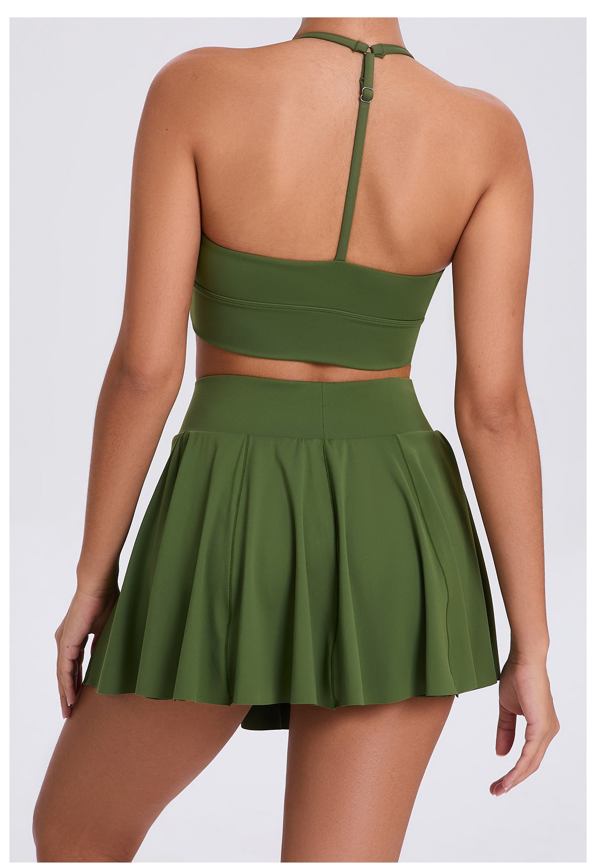 2061#A Women Bra Skirts Set