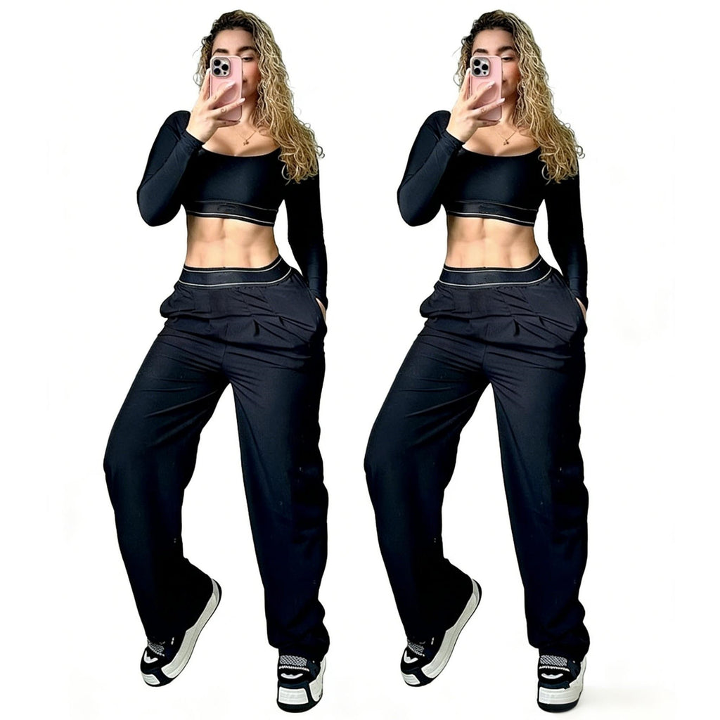 2431# A Women Shirts Pants Set