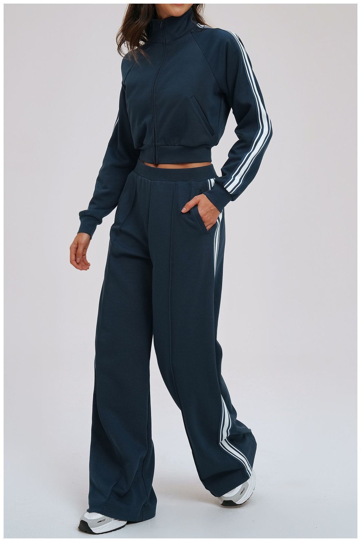 1757#A Same color Embroidery  Women Yoga Jacket or Pants