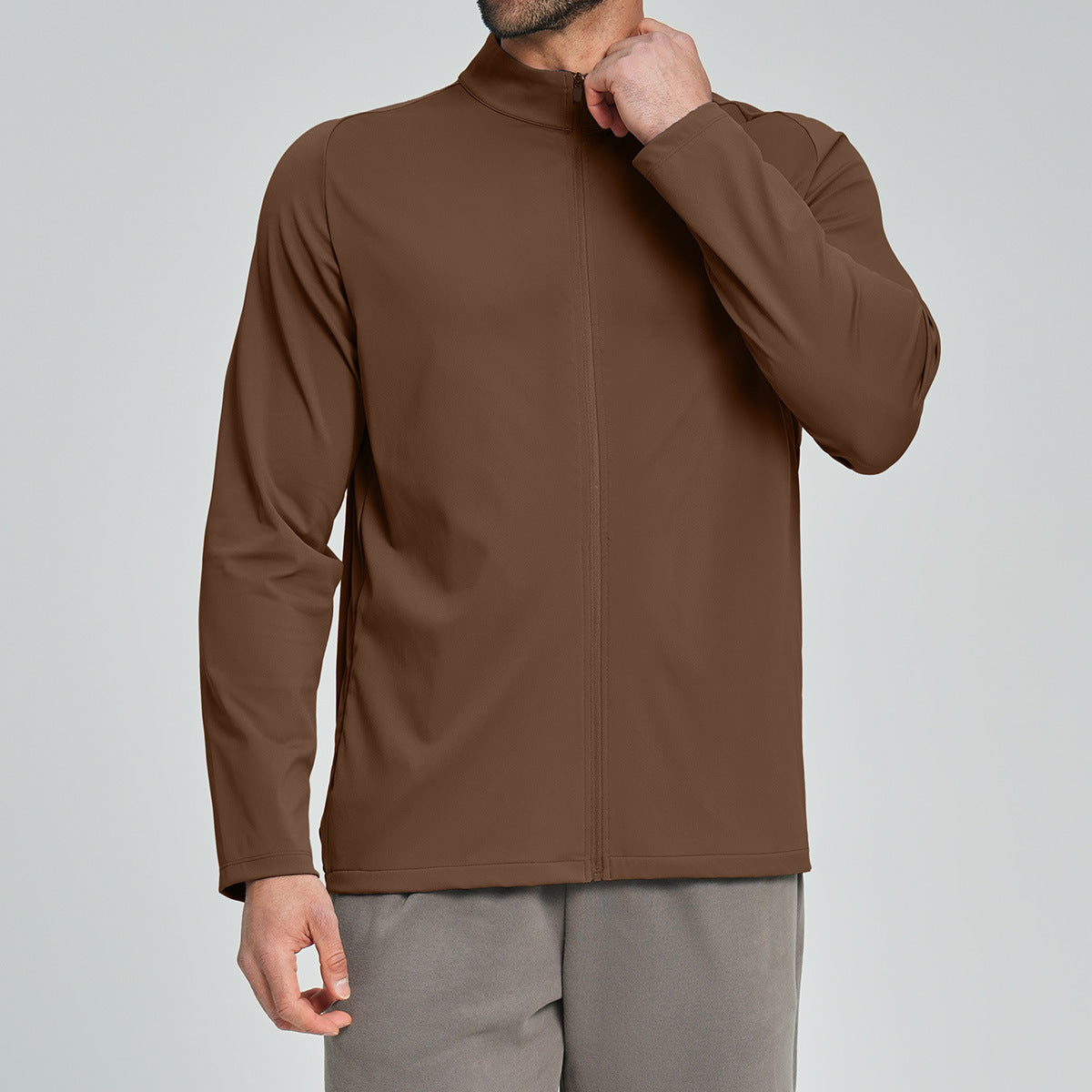 L6090#  Men Long Sleeve Jacket