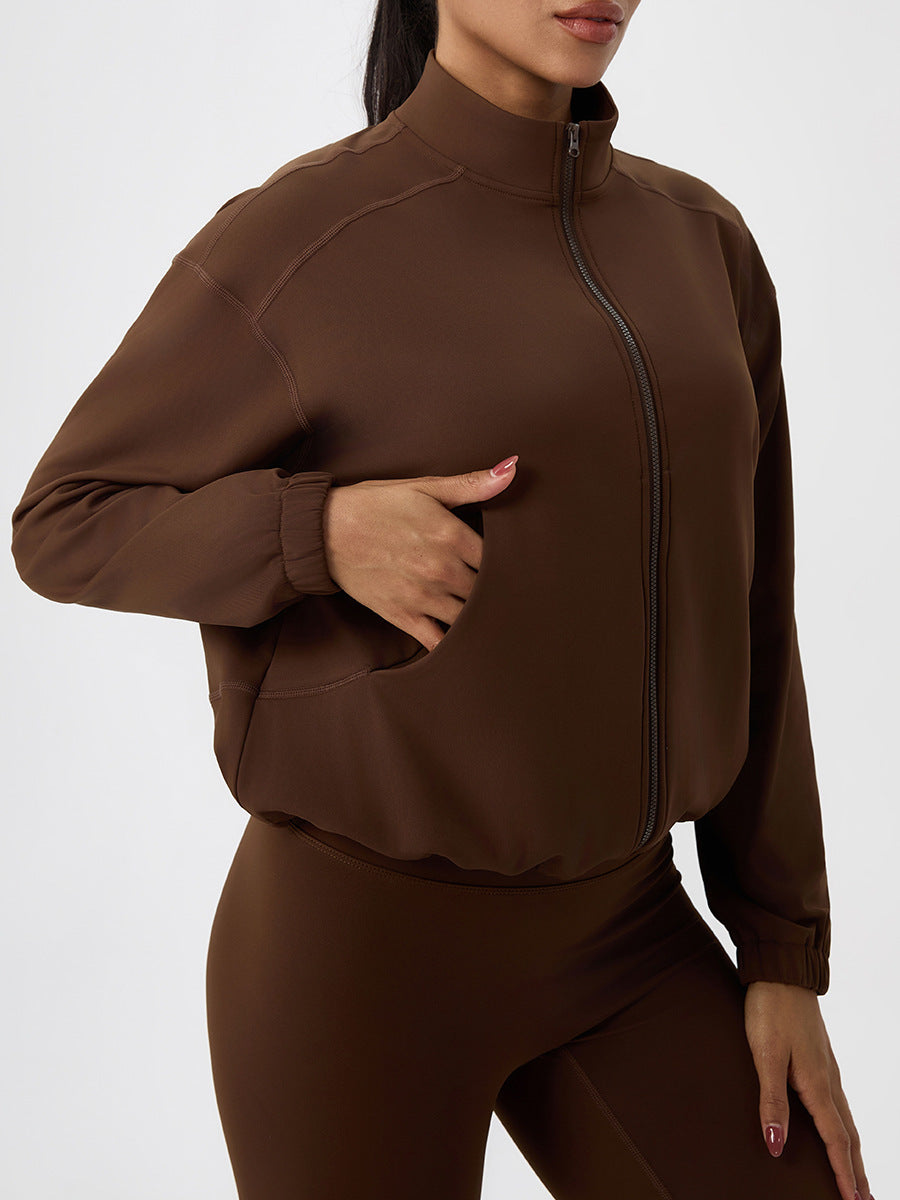 1634#A 3D SIlver  Women Fleece Jacket