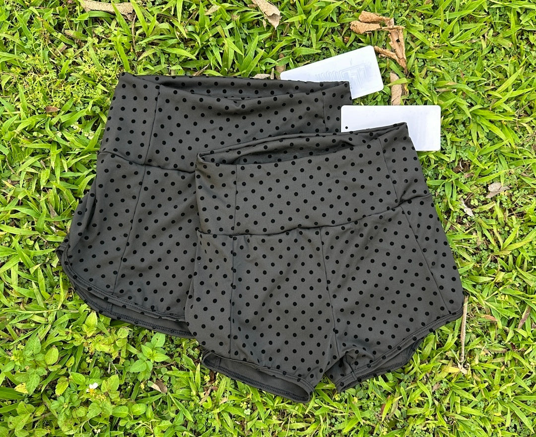L5992#  Adult And Kids Yoga Shorts
