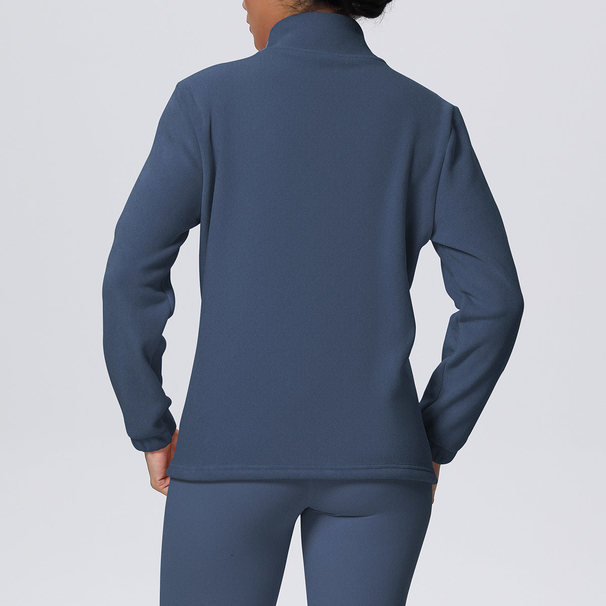 1685#A 3D Silver Women Fleece Jacket