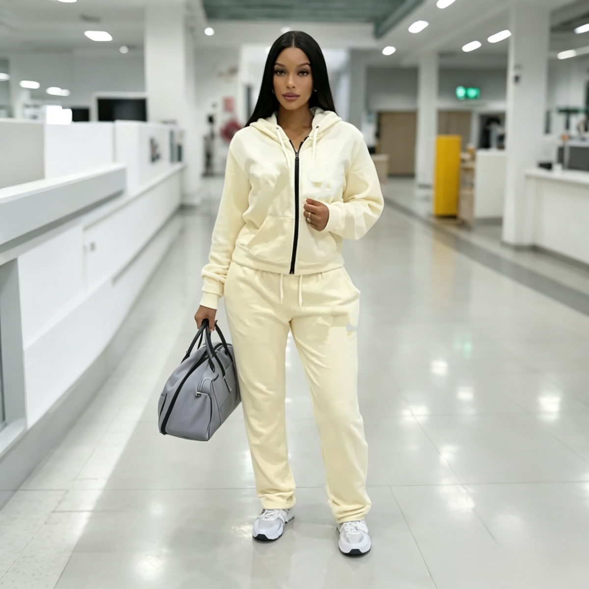 2820# A  Women Jacket Pants Set