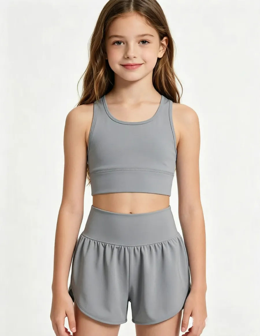 L6219# Kids Yoga Bra Or Shorts