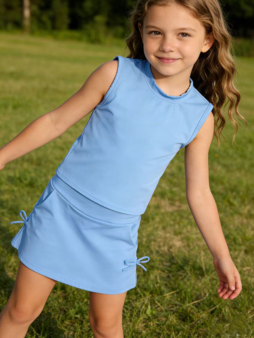 2118# A Kids Tank Skirts Set