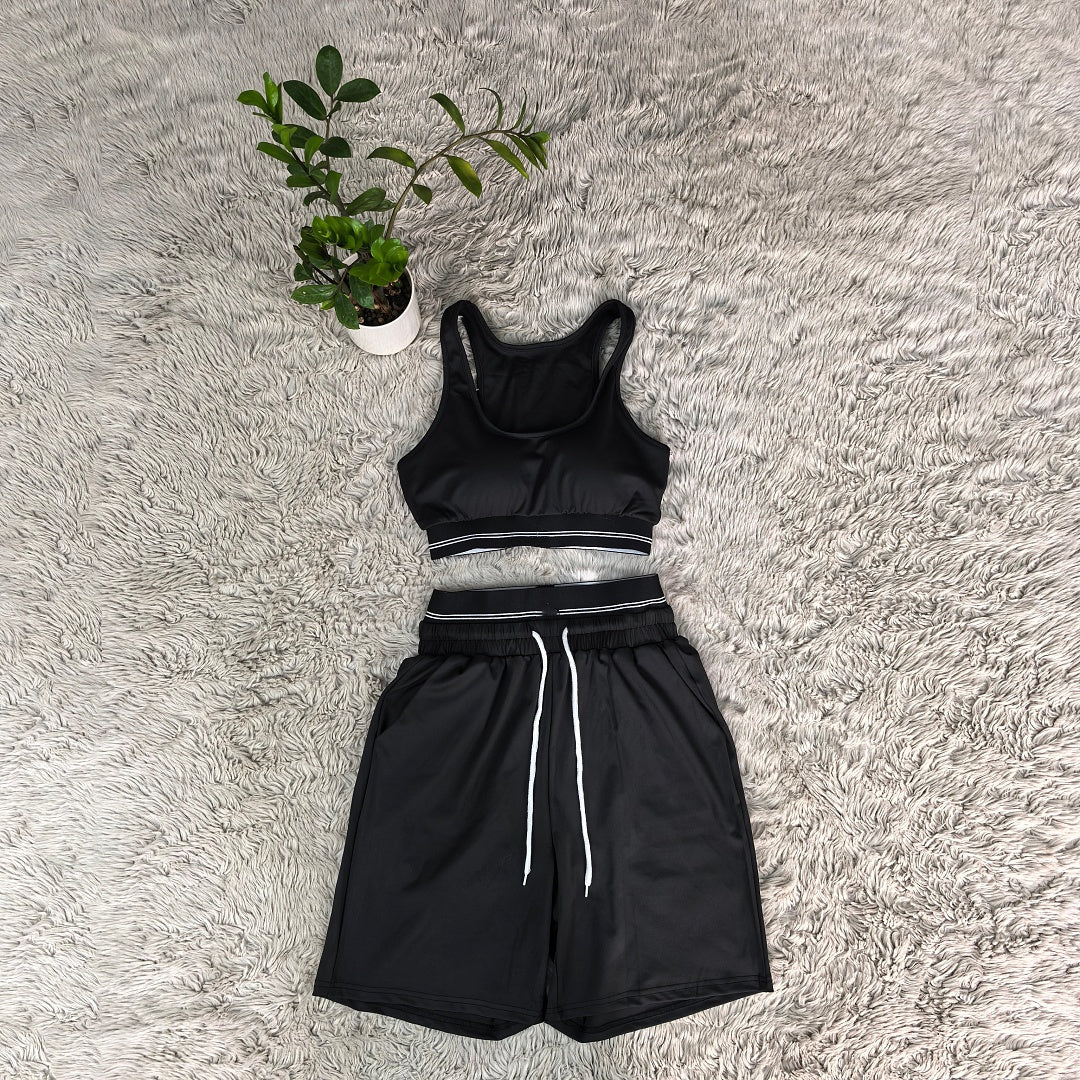 2541#A  Women Bra Shorts Set