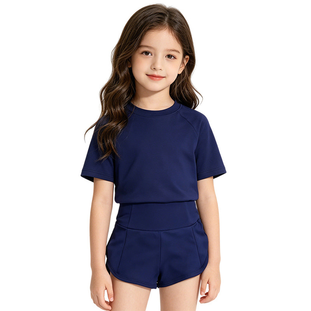 L6078#  kids Shirts Shorts Set