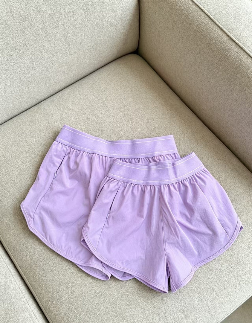 2073# A Adult And Kids Yoga Shorts