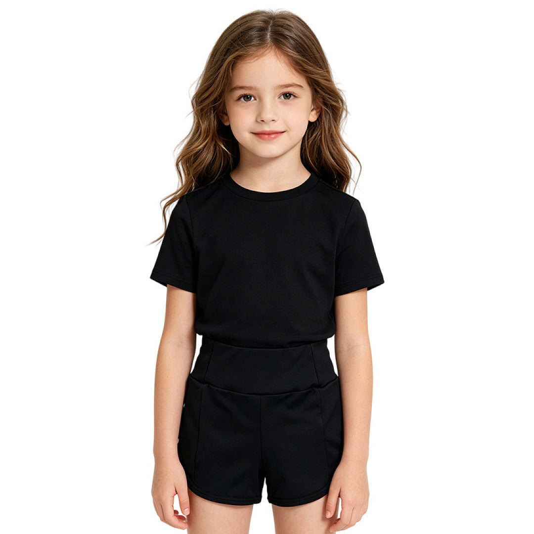 L6078#  kids Shirts Shorts Set
