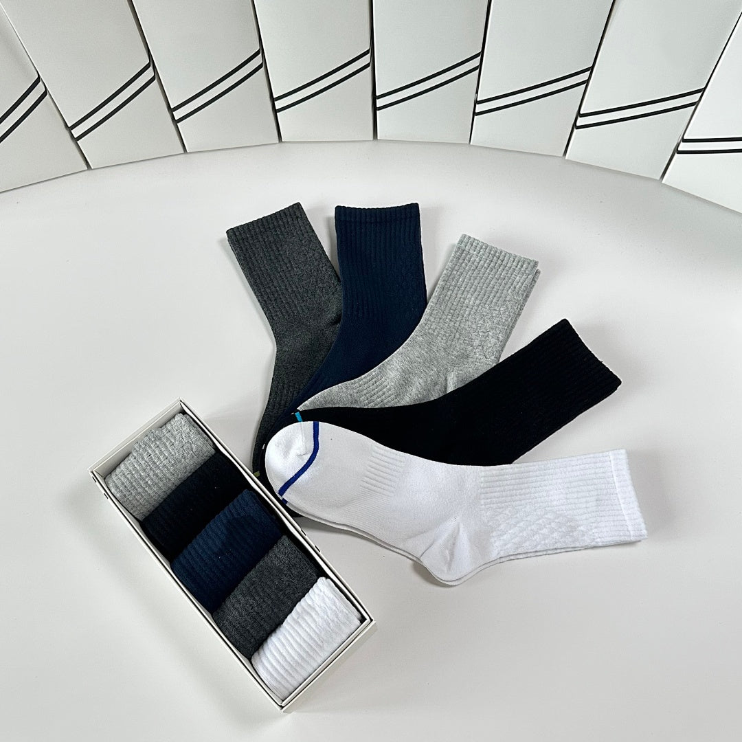 1992# A Unisex Socks 5PAirs/lot