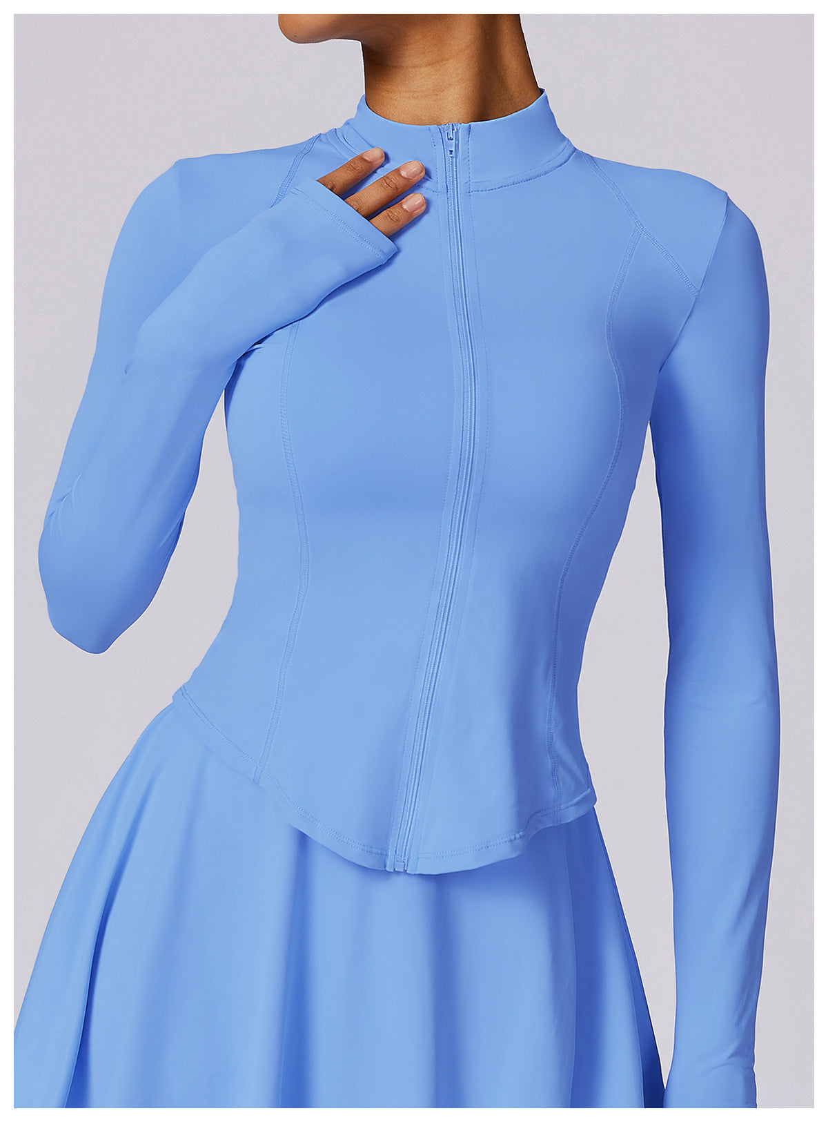 L2108# Women Jackets Skirts Set