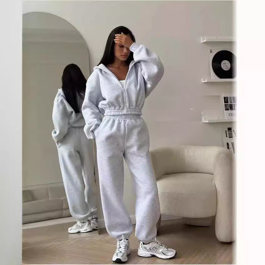 1629#A 3D Silver Women Sport Set