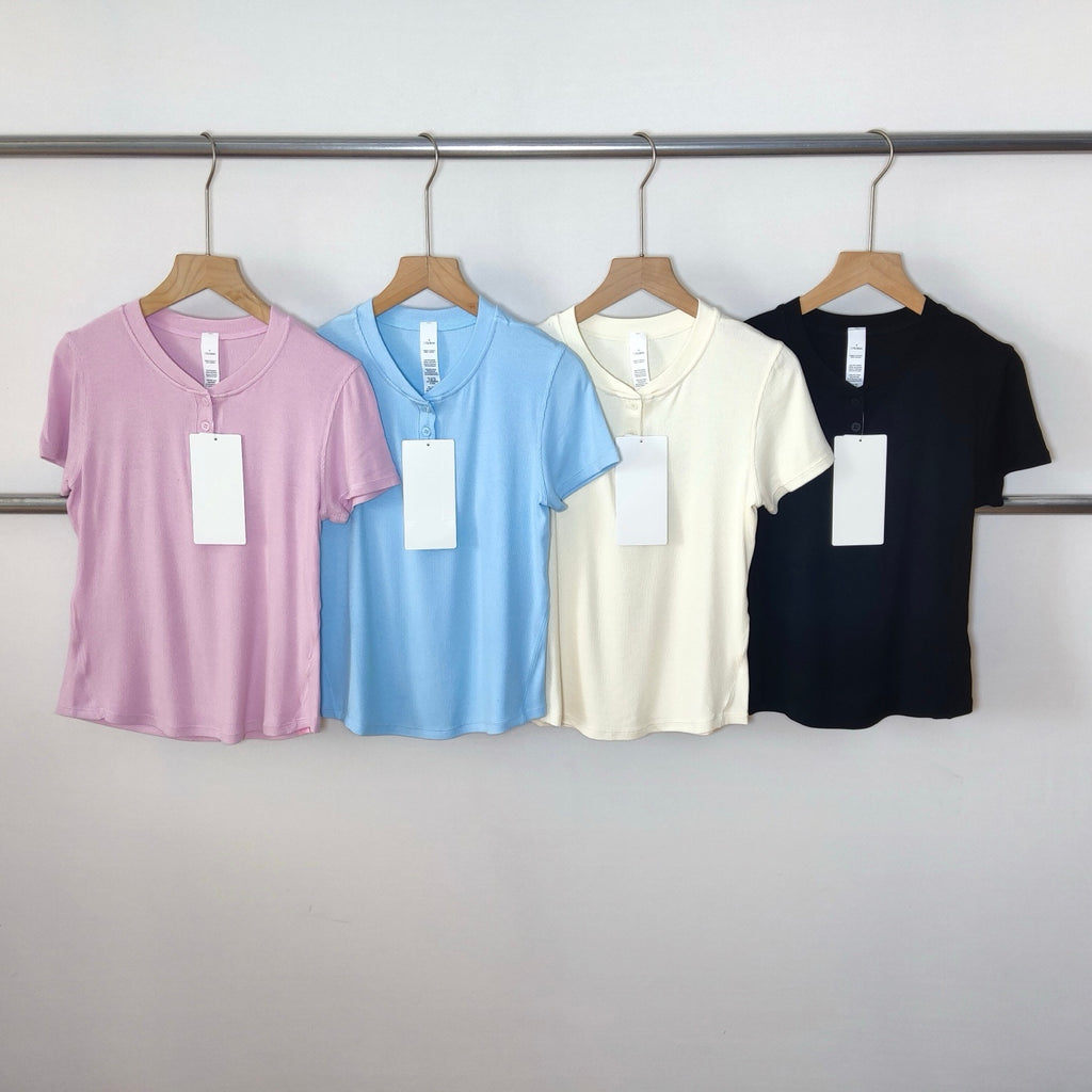 L6098# FB Women Yoga Shirts