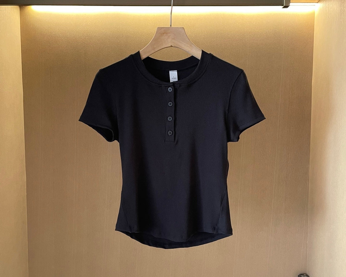 L5928# MC Women Yoga Shirts