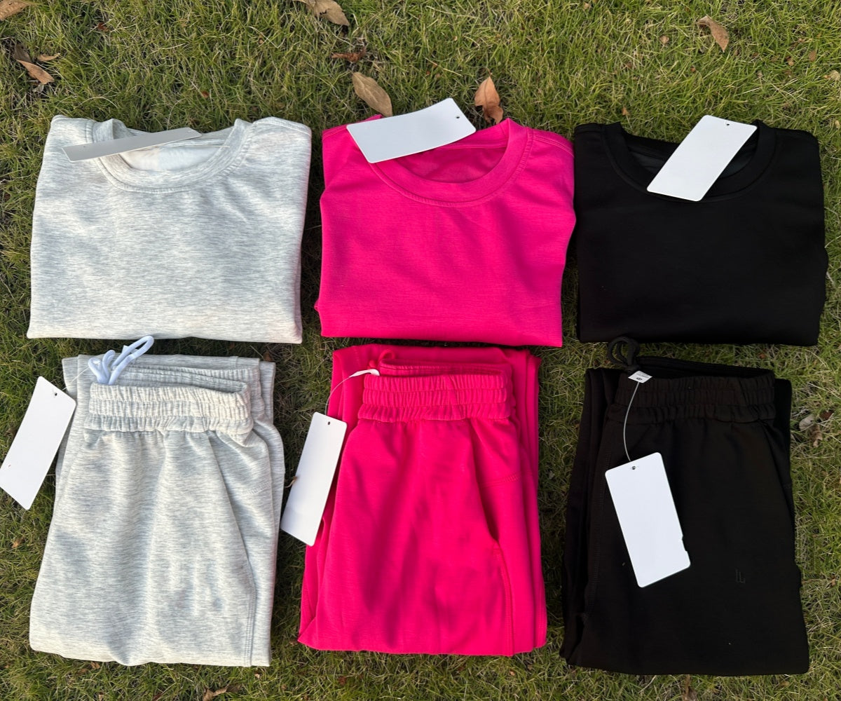 L5755# Embroidery Women Sweatshirt Or Pants