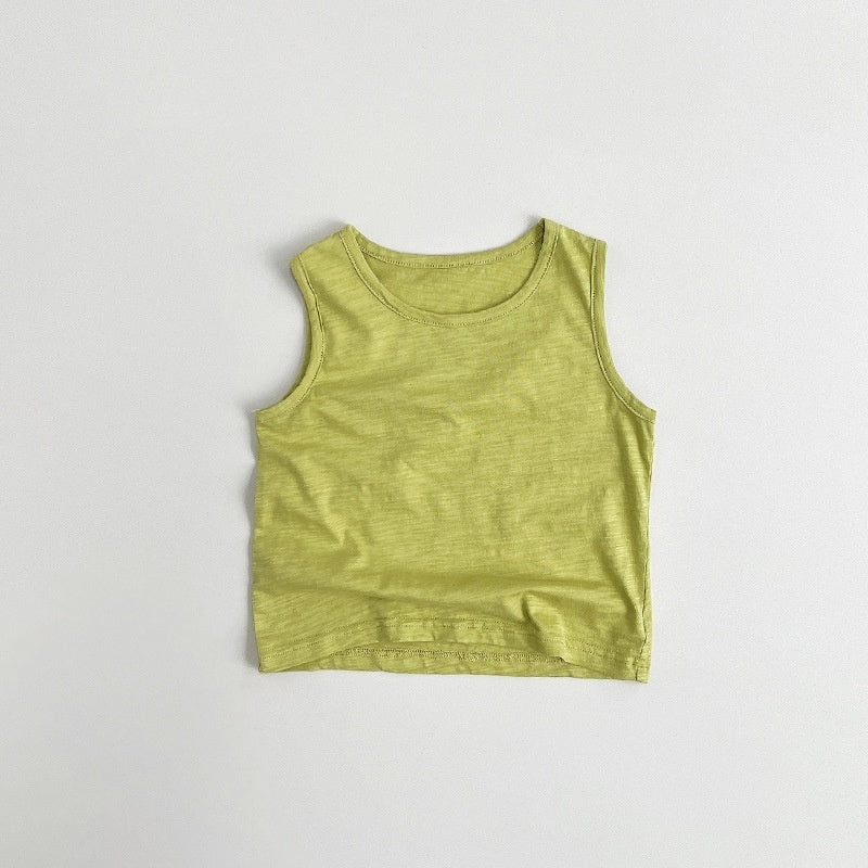 L5939#  Kids Yoga tank Or Shorts