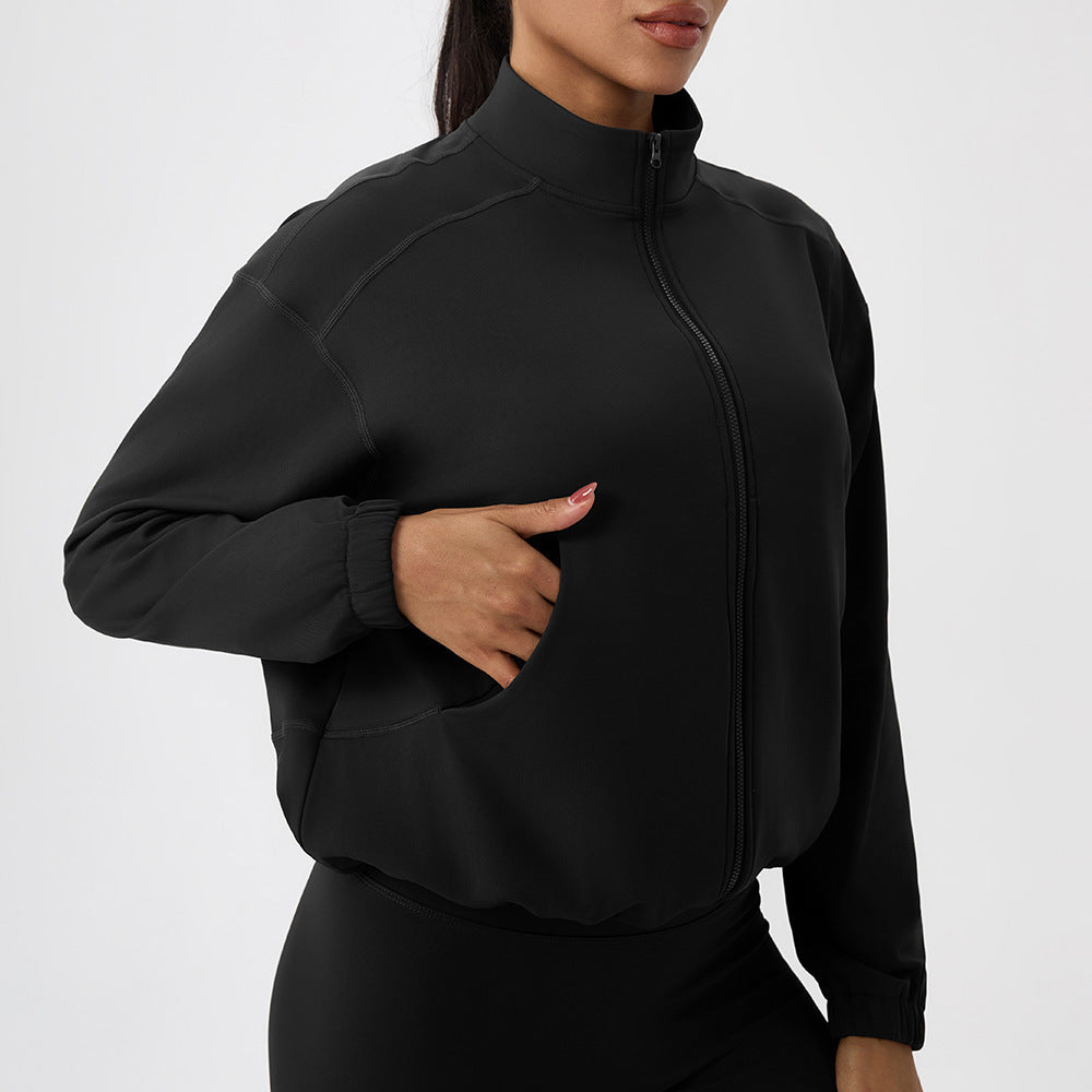 1634#A 3D SIlver  Women Fleece Jacket