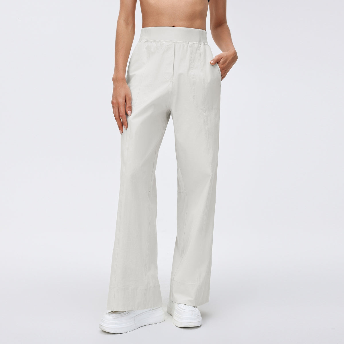 L5702#  Women Wide-Leg Pants