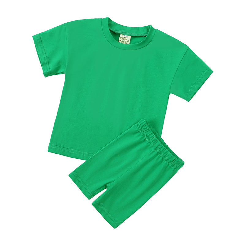 1975#  Kids Shirts And Shorts Set