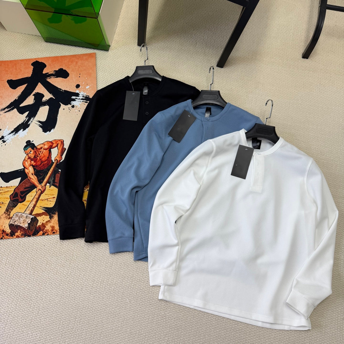 L6555# GX Men Long Sleeve Shirts